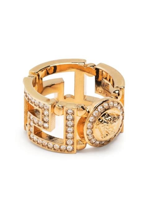 versace greca and medusa ring price